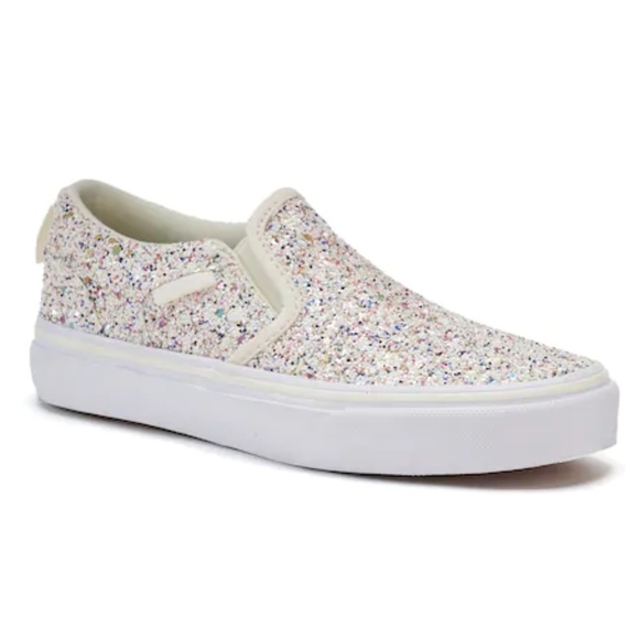 girls sparkle vans